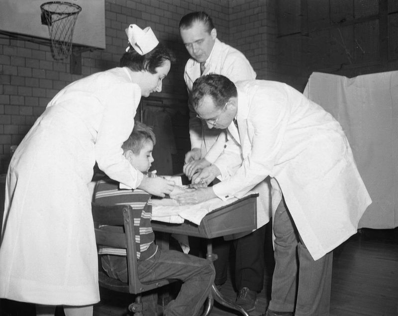 1954 – First Polio Vaccine Mass Inoculation