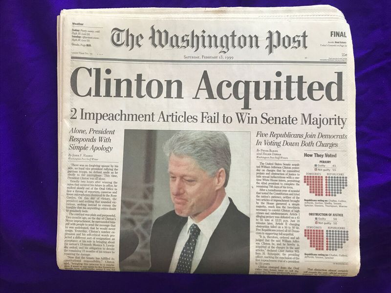 1999: Clinton Acquitted