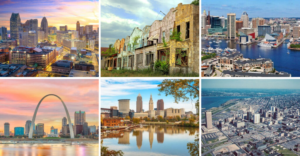 20 American Cities That Once Thrived but Now Face Major Decline