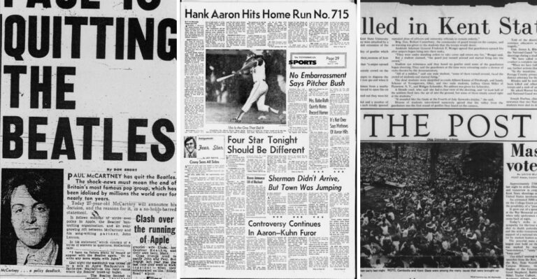 20 Bizarre and Historic Headlines That Defined the 1970s