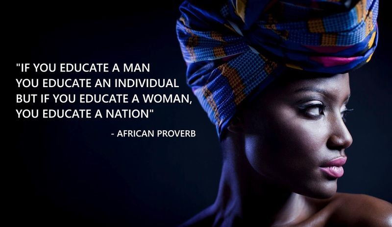 African Proverb popularized by Queen Rania of Jordan