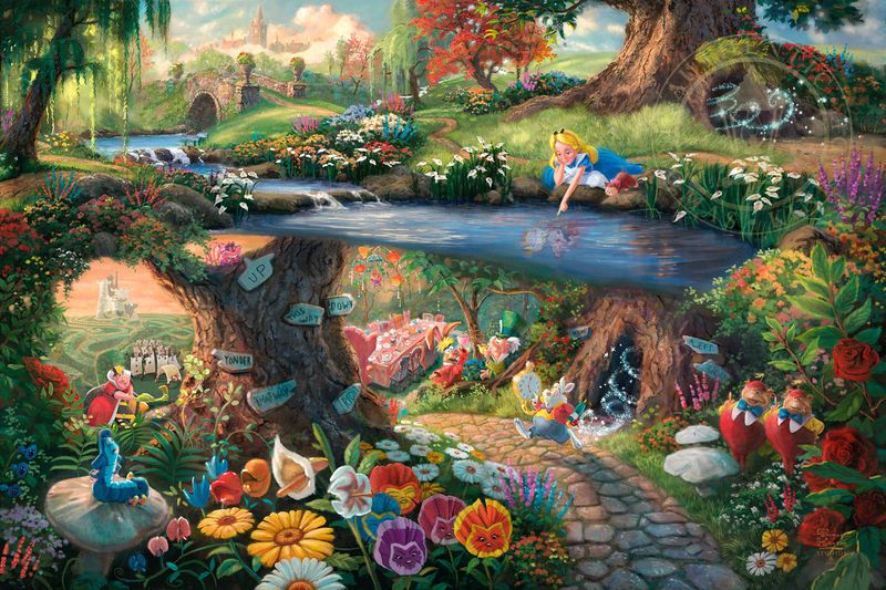 Alice in Wonderland's Psychedelic Imagery