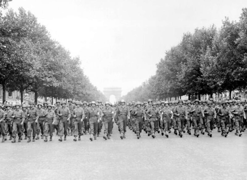 Allied Troops in Paris