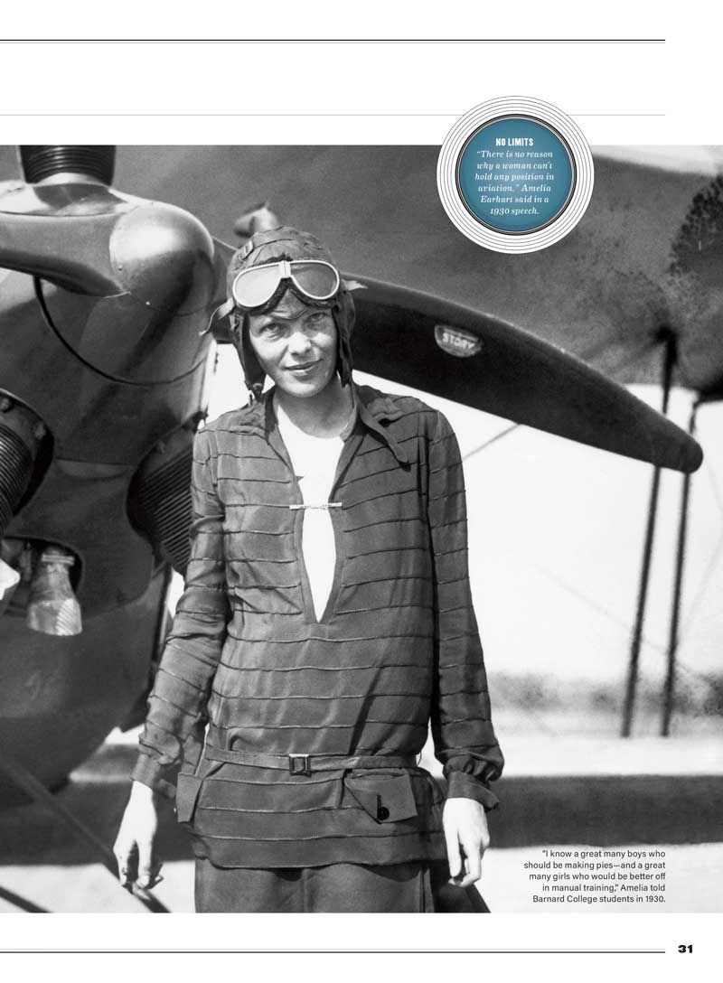 Amelia Earhart as a Young Aviator in Training