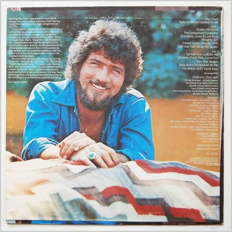 Baby, Don't Get Hooked on Me – Mac Davis