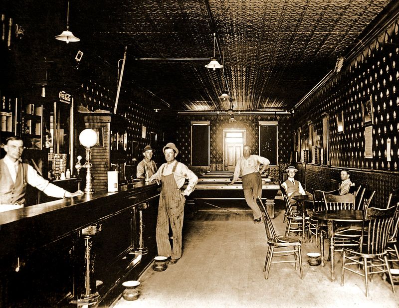 Behling Bros. Pool Room, Concord, Michigan, Estimated 1890-1910