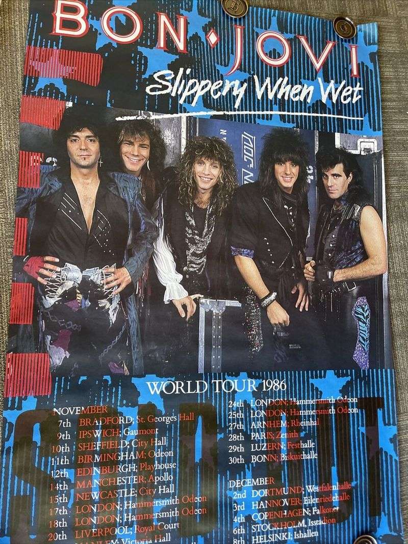 Bon Jovi – Slippery When Wet Tour