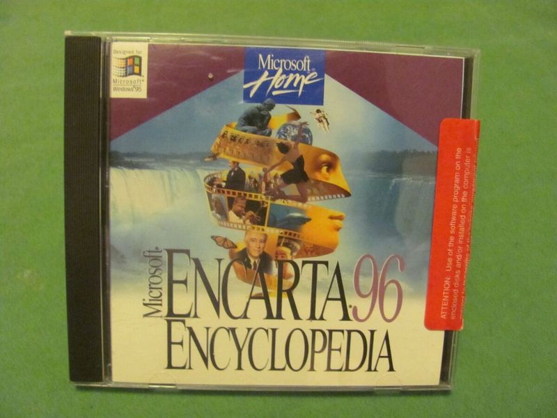 CD-ROM Encyclopedias (Encarta, Grolier)