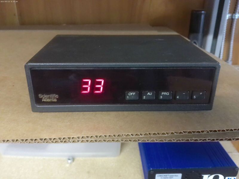 Cable Boxes with Manual Channel Dials