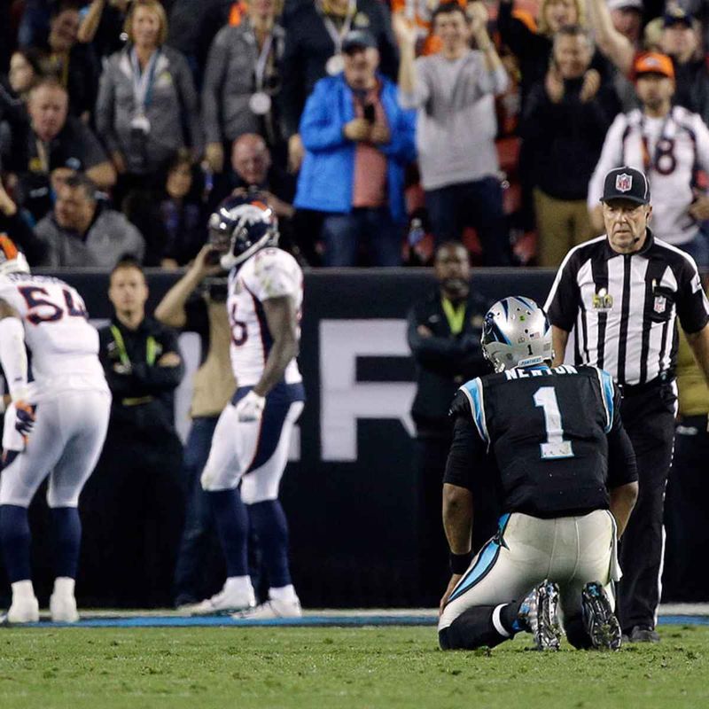 Cam Newton’s Fumble and No-Dive Controversy (Super Bowl 50, 2016)