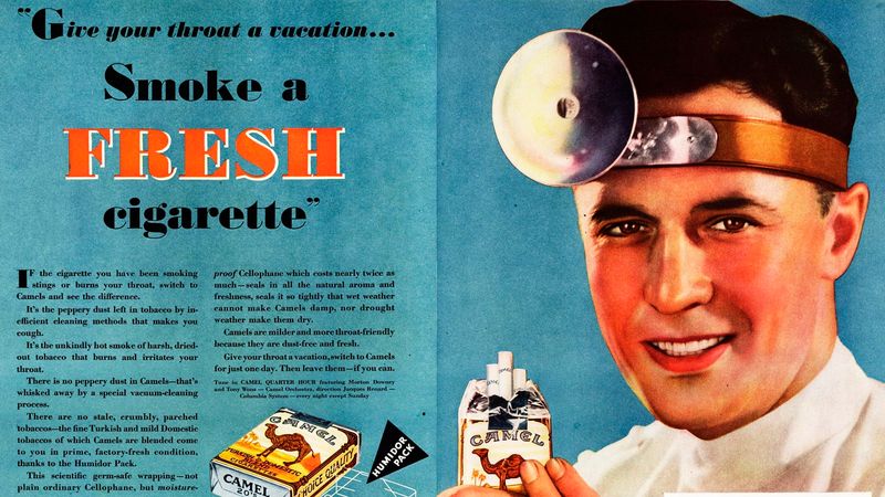 Cigarettes as Health Aids (Early 20th Century)