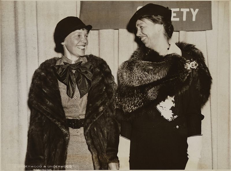 Close Friendship with Amelia Earhart