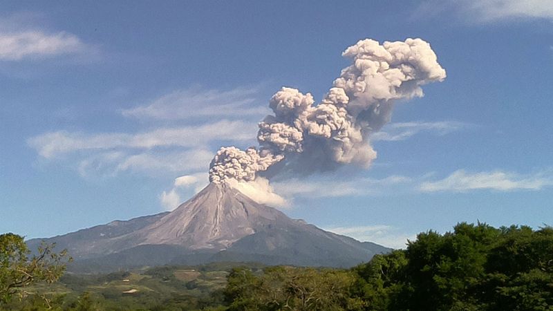 Colima (Volcán de Fuego, Mexico, various eruptions)