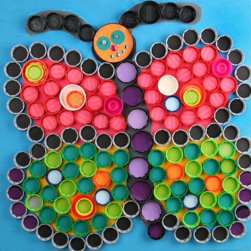 Crafting Decorative Bottle Cap Art