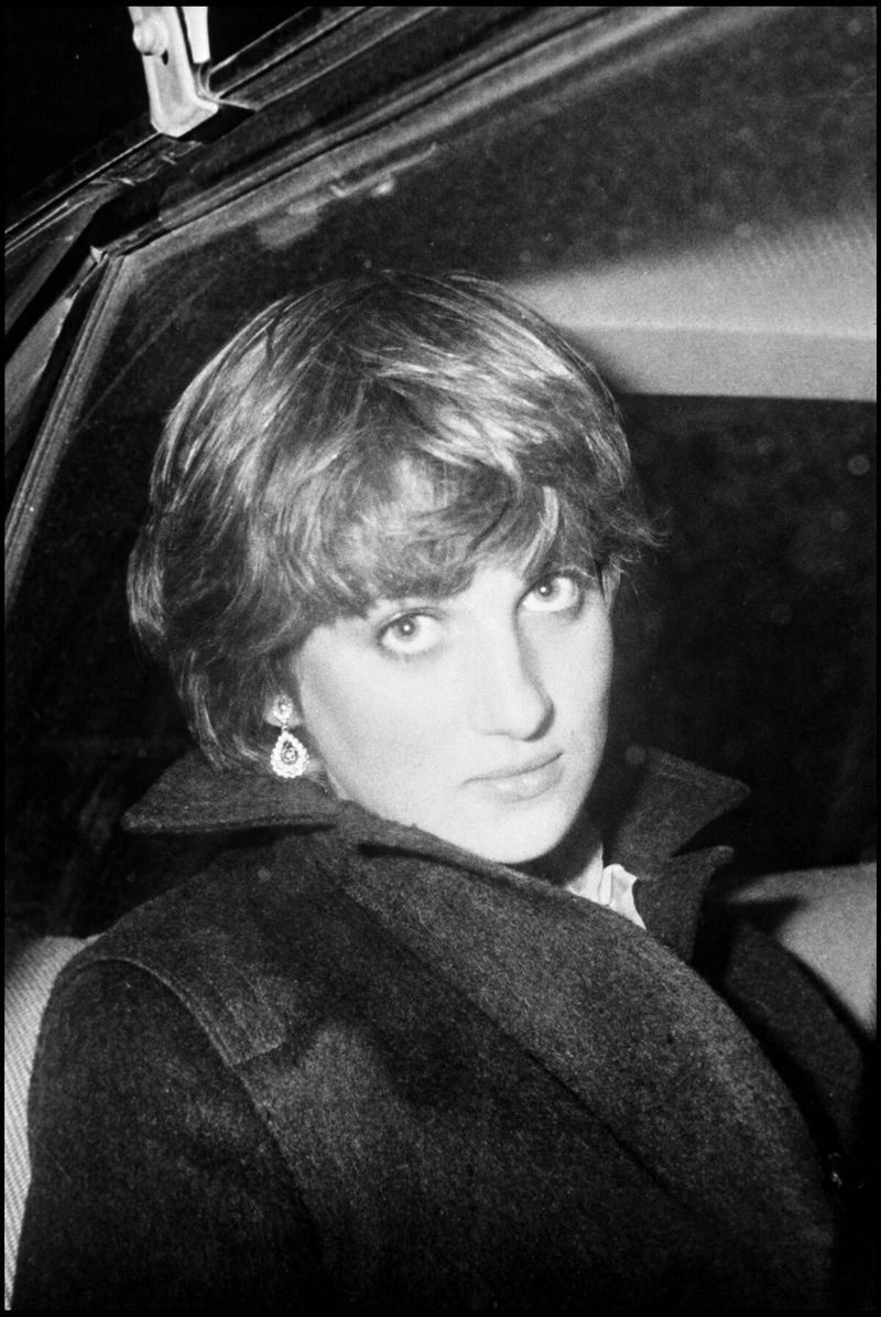 Diana Spencer having a bad day in 1980