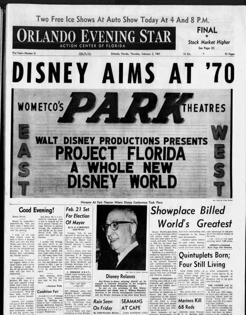 Disney World Opens in Florida