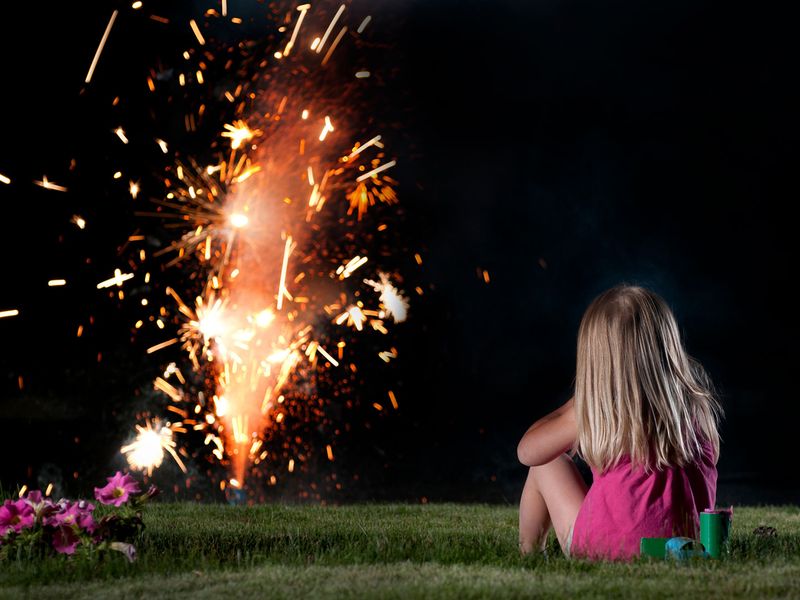 Do Not Light Fireworks Indoors