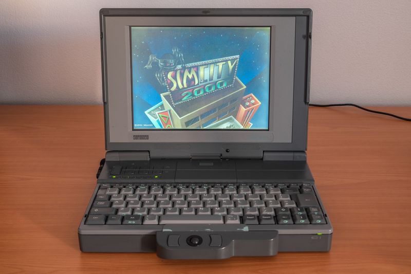 Early Laptops with Trackballs