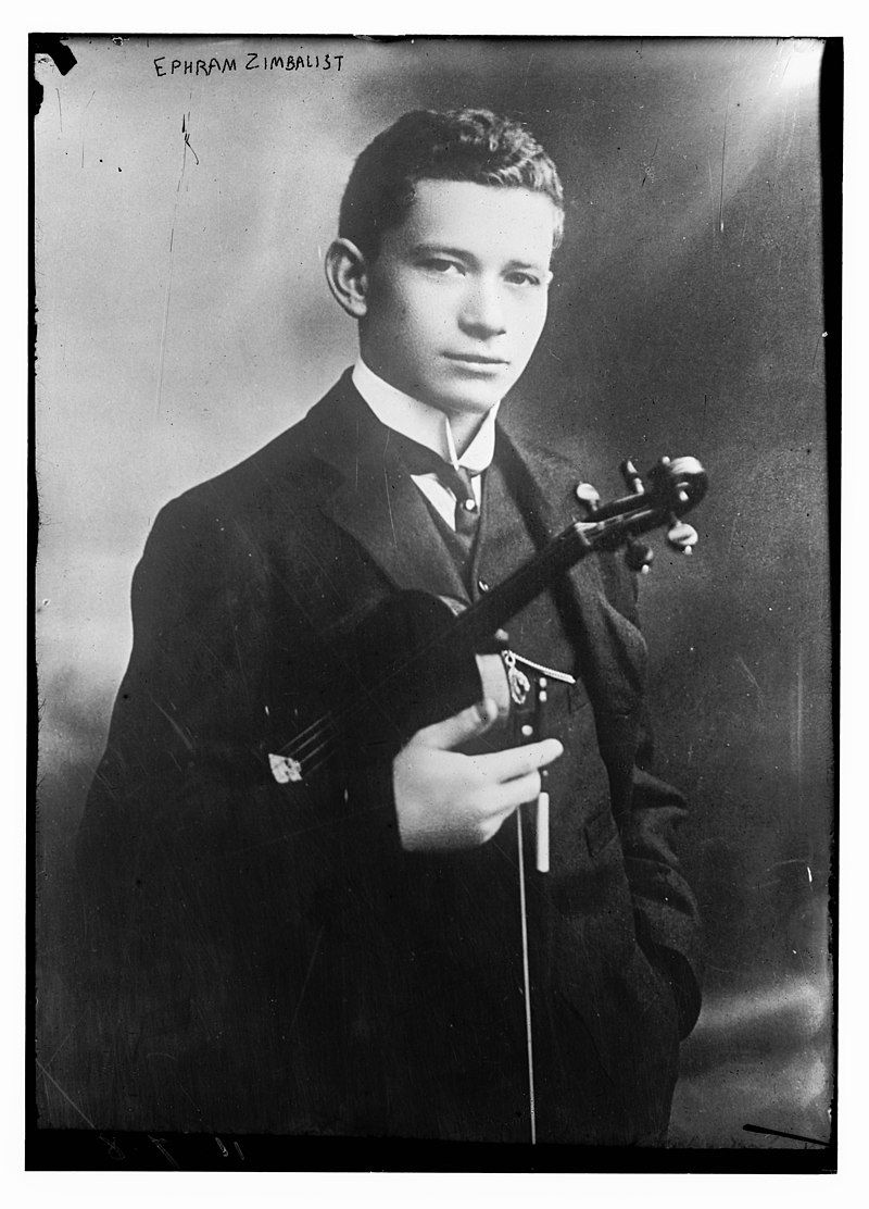 Efrem Zimbalist, Russian violinist, composer, and conductor (1985)