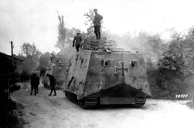 First Tanks on the Battlefield