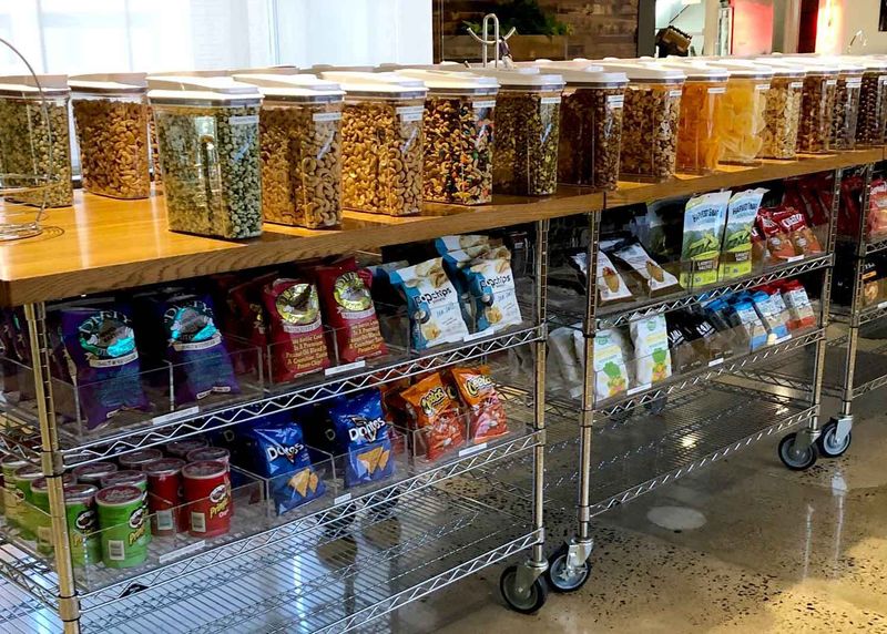 Fully Stocked Snack Pantries