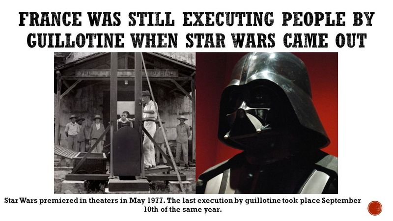 Guillotine and Star Wars