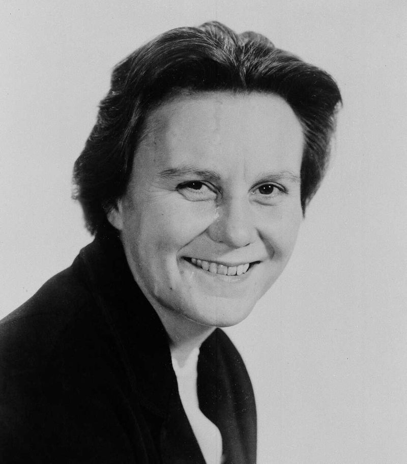 Harper Lee, American novelist, author of 