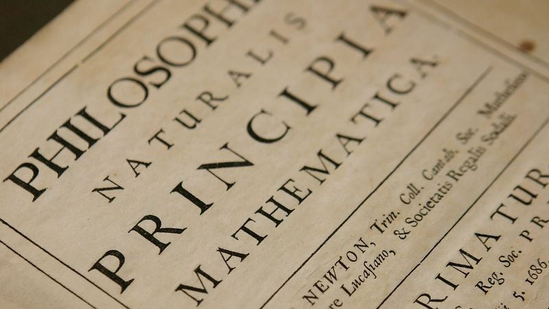 Harvard and Newton's Principia