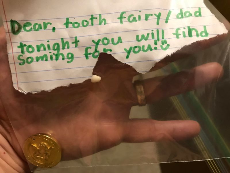 If you’re good, the Tooth Fairy might leave extra money under your pillow.