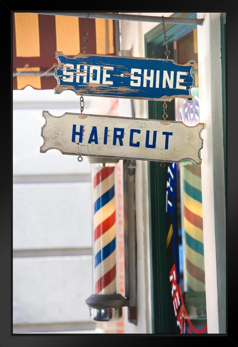 In-House Haircuts and Shoe Shines