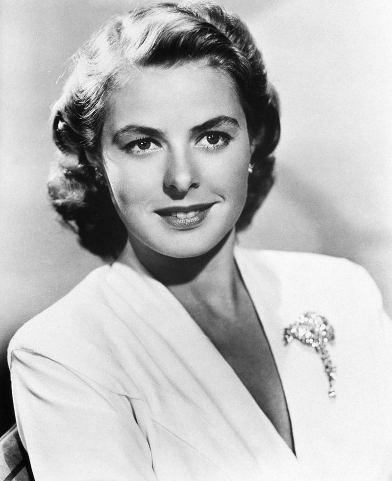 Ingrid Bergman (August 29, 1982) – Iconic Swedish actress from Casablanca.