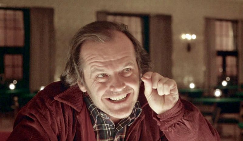Jack Nicholson in The Shining