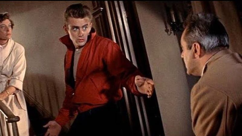 James Dean in Rebel Without a Cause