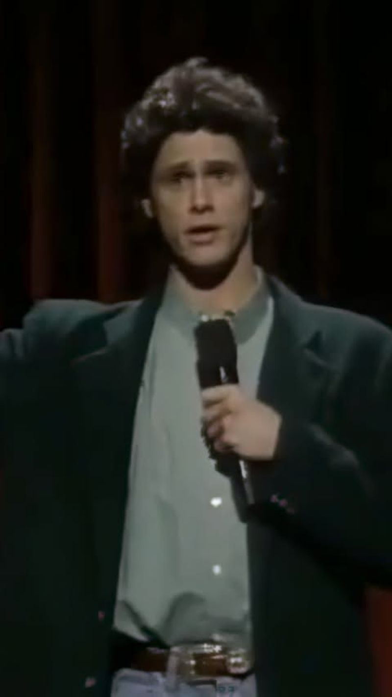 Jim Carrey as a Teenage Stand-Up Comic