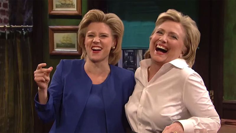 Kate McKinnon as Hillary Clinton