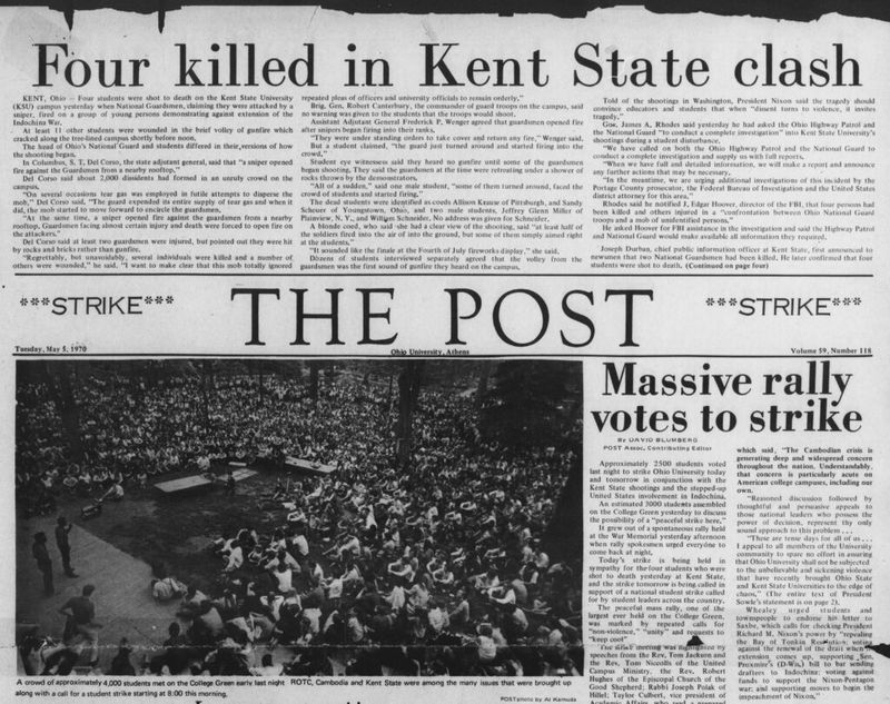 Kent State Shootings: National Guardsmen Open Fire on Students