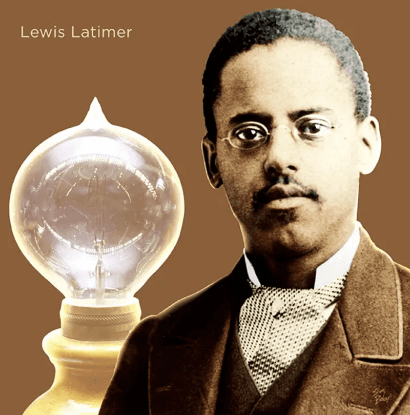 Lewis Howard Latimer – Carbon filament for light bulbs
