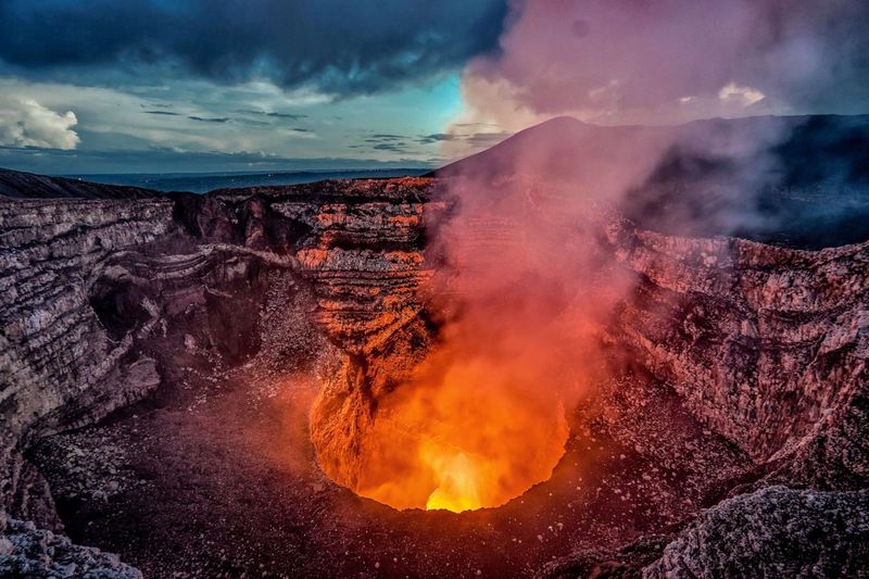 Masaya Volcano (Nicaragua, various eruptions)