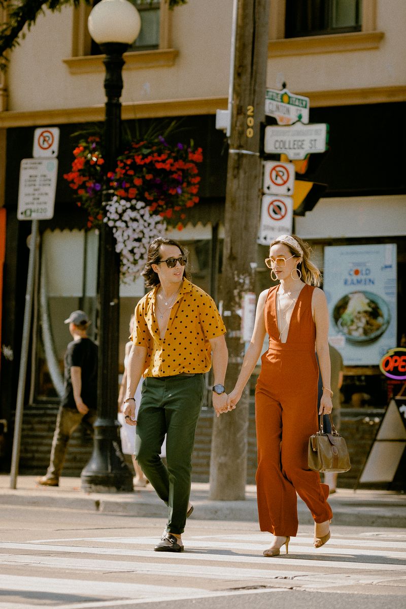 Men Must Always Walk on the Curb Side of the Sidewalk