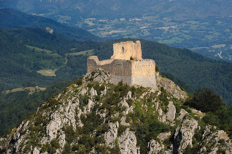 Montségur Castle (France) – c. 1200