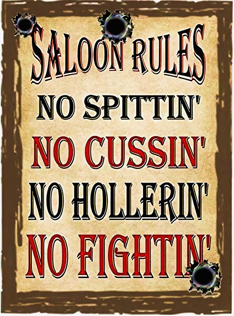 No Spitting on the Floor