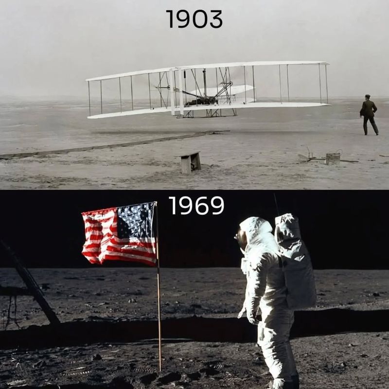 Orville Wright and Moon Landing