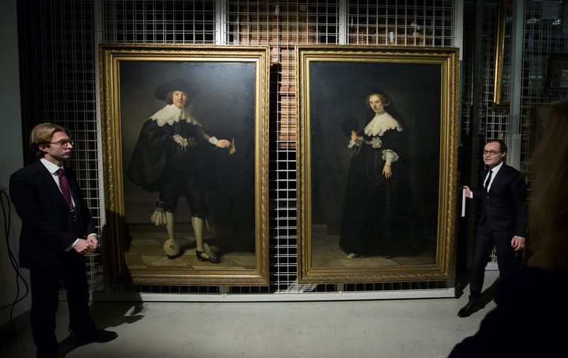 Portraits of Maerten Soolmans and Oopjen Coppit by Rembrandt