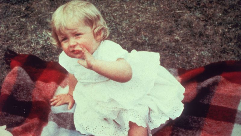 Princess Diana as a baby