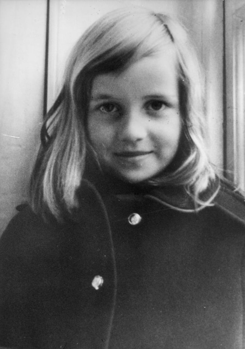 Princess Diana as a little girl