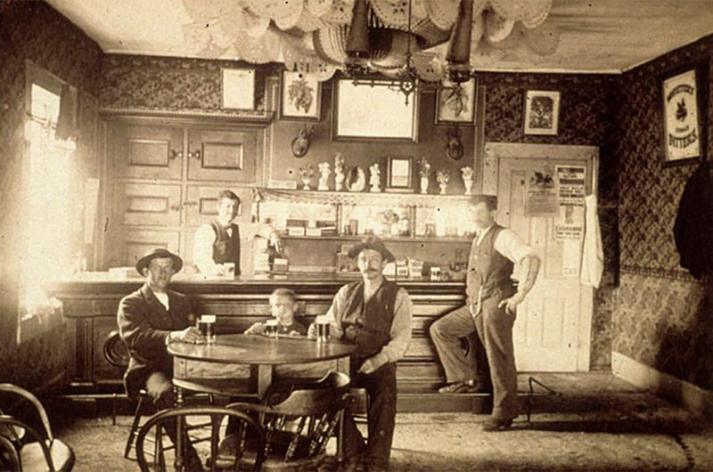 Svacina Saloon, Manitowoc, Wisconsin, Estimated 1890-1898