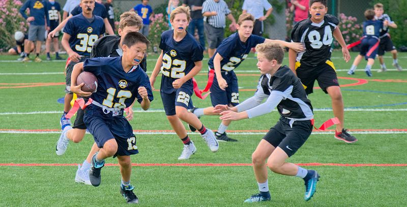 Tackling in Flag Football