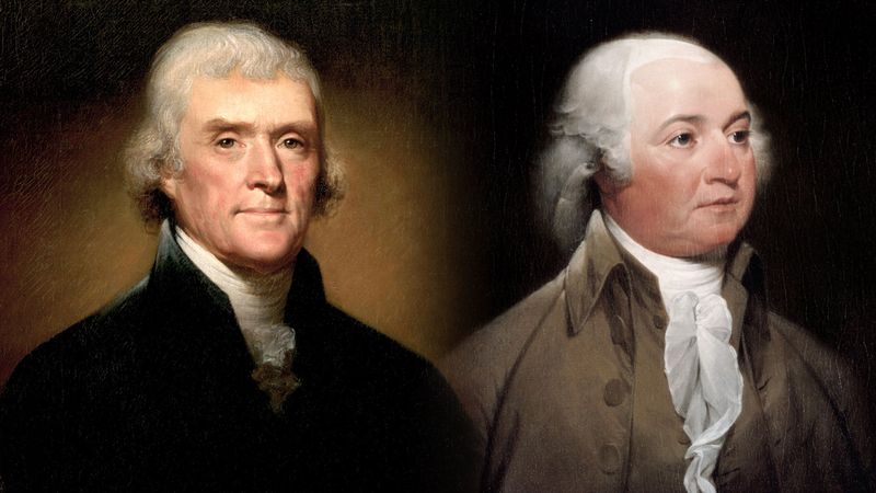 The Birth and Death of Thomas Jefferson and John Adams