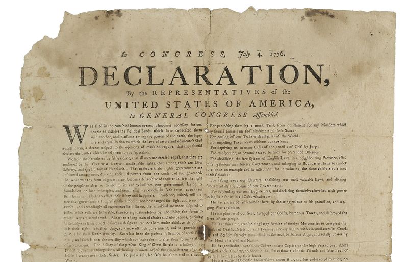 The Declaration of Independence Was Signed on July 4, 1776