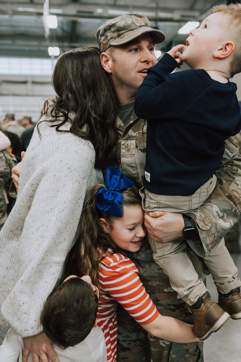 The Emotional Homecoming Hug